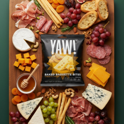 Cheese Flavored Baked Baguette Bites