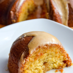 Rum Cake with Spiced Rum Glaze