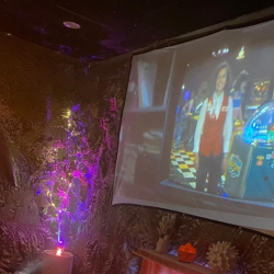 Movie Night In The Cave