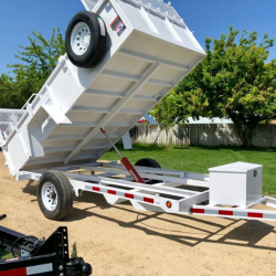 6x12 White Utility Dump