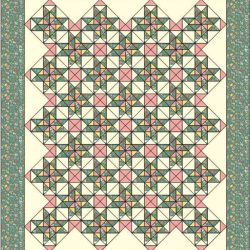 Pinwheel Stars Small Throw Kit - Albion