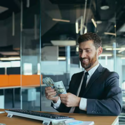Accepts Cash and Check Deposits