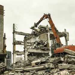 Total structure demolition