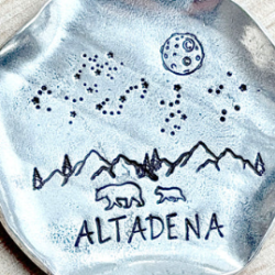 Pewter Ring Trinket Dish Altadena Night Sky