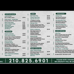 Cha-Cha's Express Menu
