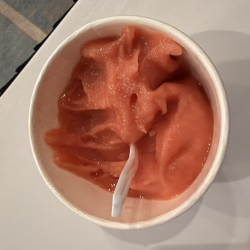 Delicious Strawberry Sorbet