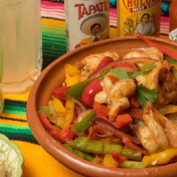 Shrimp Fajitas Mexican Bowl