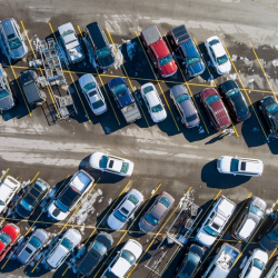 Secure Vehicle Storage Lot