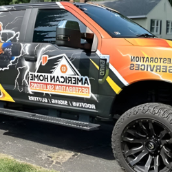 Commercial Car wrap and lettering