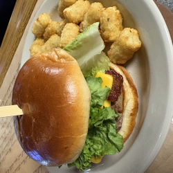 All American burger