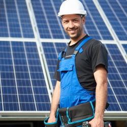 Contractors at Alternative power solutions