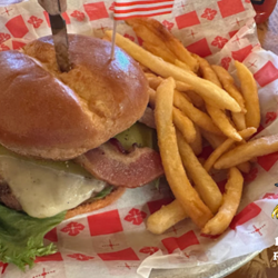 Broiled Black Angus Steaks & Burgers