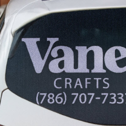 Perforated Vehicle Decals