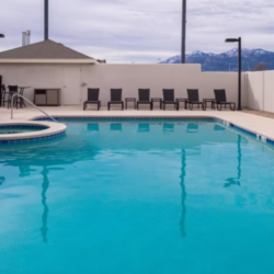 Outdoor Pool and Hot Tub