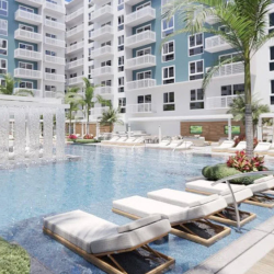Heated zero-edge saltwater pool