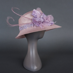 Commissioned Sinamay Fascinator
