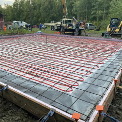 Insulated Radiant Heated Monolithic Foundations