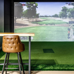 Indoor Golf Training with TrackMan Technology