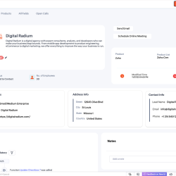 Zoho CRM Implementation