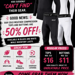 Cold Weather Compression 50%!!