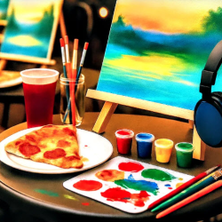 Pizza & Paint Night Social