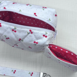 Handmade Floral Quilted Bag Set