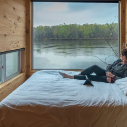 Cabin with Queen Bed and View