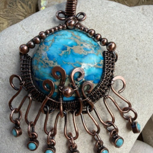 World of Blue Pendant Necklace