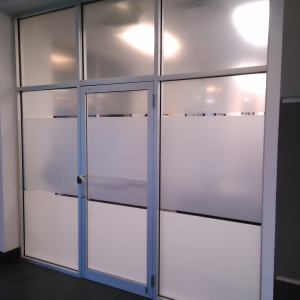 Privacy Window Film Installation