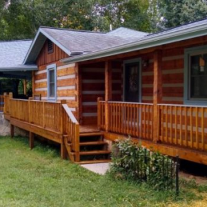 Log Home Staining