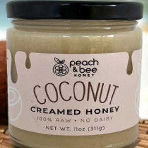 Coconut Creamed Honey- 11 Oz