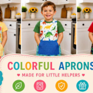 Children's No-Tie Aprons