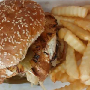 Hamburguesa Hawaiana Latina