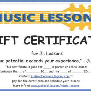 Gift Certificates