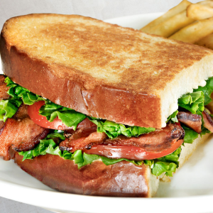 Double Bacon BLT Sandwich