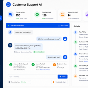 AI Customer Support & Website Chatbot