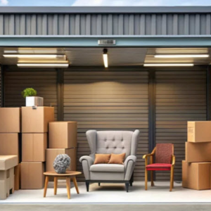 Storage Unit with Power Outlet