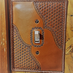 Leather Light Switch Plate Covers