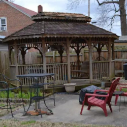 Gazebo and Fire Pit