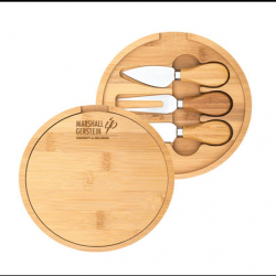Harper Mini Bamboo Cheese Board Knife Set