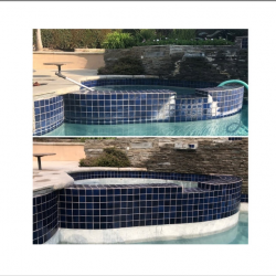Pool Tile Cleaning