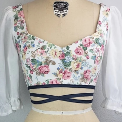 Floral Puff Sleeve Top