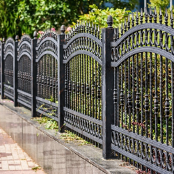 Fence and Wrought Iron Painting 