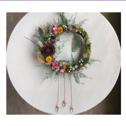 Handmade Crystal Wreaths