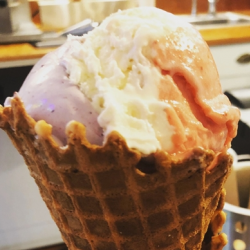Red, White & Blueberry Ice Cream