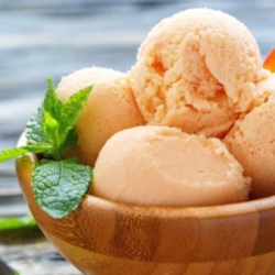 Fresh Peach Ice Cream