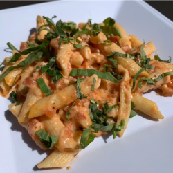 Cheesy Bruschetta Pasta