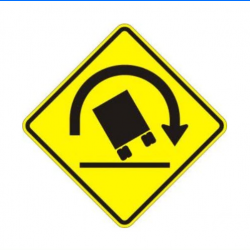 Truck Rollover Warning Signs