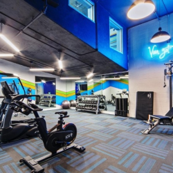 Commercially Equipped Fitness Rooms