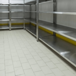 Cooler Floor Cleaning